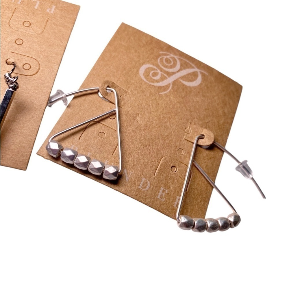 Plunder Design Set of 2 Silver Earrings - Picture 2 of 5